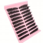 Gene false  smocuri / manuchi Beautyful Eyelash 80D de D/0,15/9-16mm - 180 smocuri PINK-C80D